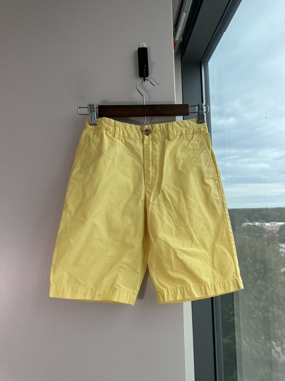 Polo Ralph Lauren Yellow Cotton Preppy Chino Shorts Boy's Sz 12